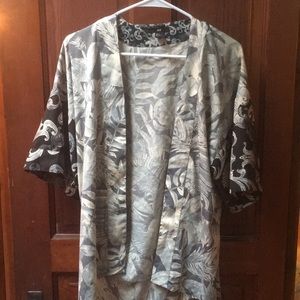 H&M tropical kimono shawl